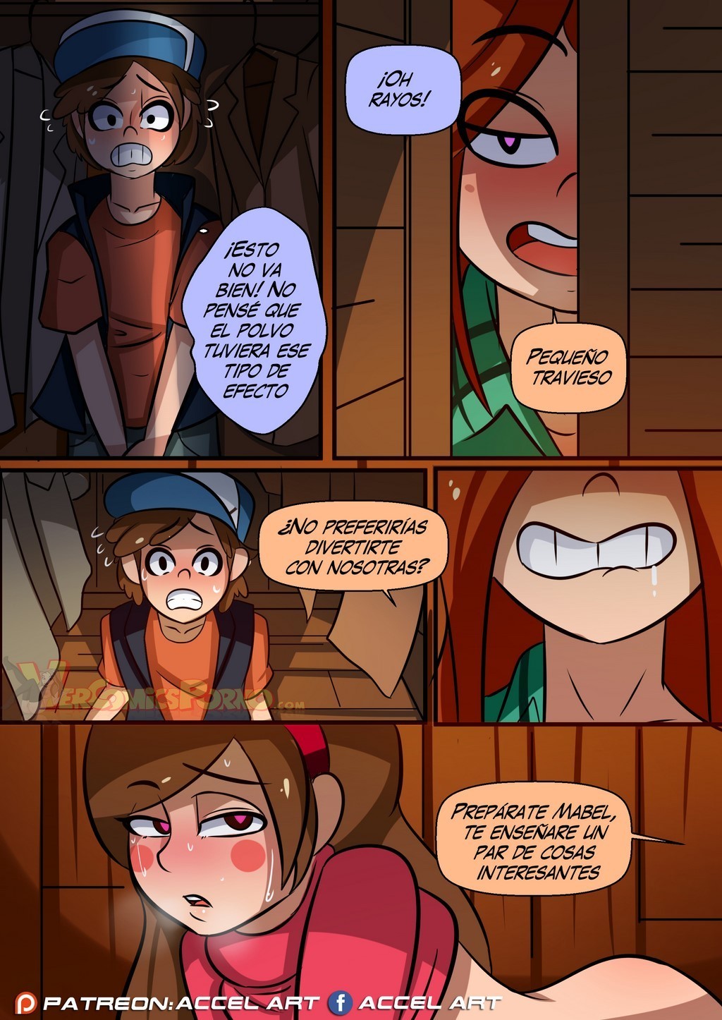 Lecciones de Wendy – Gravity Falls Comic porno