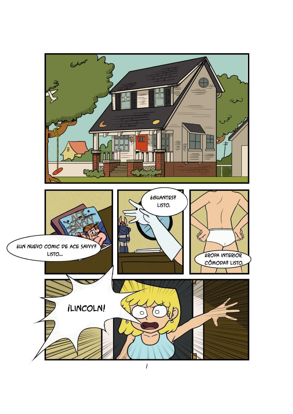 Leni’s Virginity – Loud Hosue XXX Comic porno