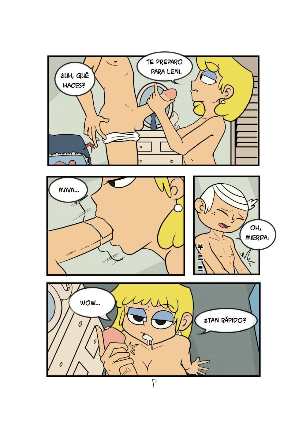 Leni’s Virginity – Loud Hosue XXX Comic porno