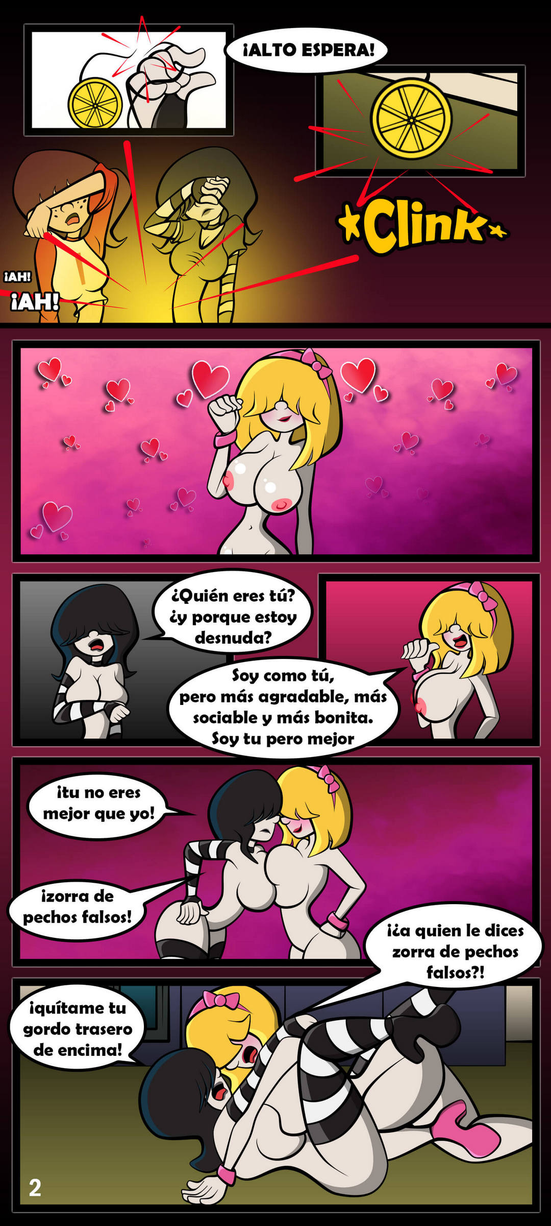 Lucy vs Lucy Comic porno