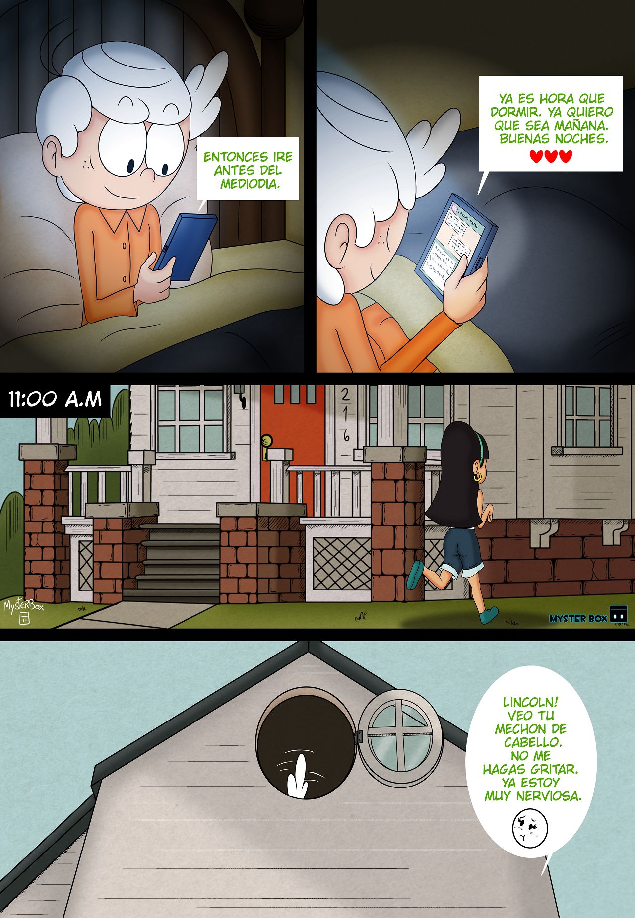 Mi Vecino Lincoln Loud XXX Comic porno