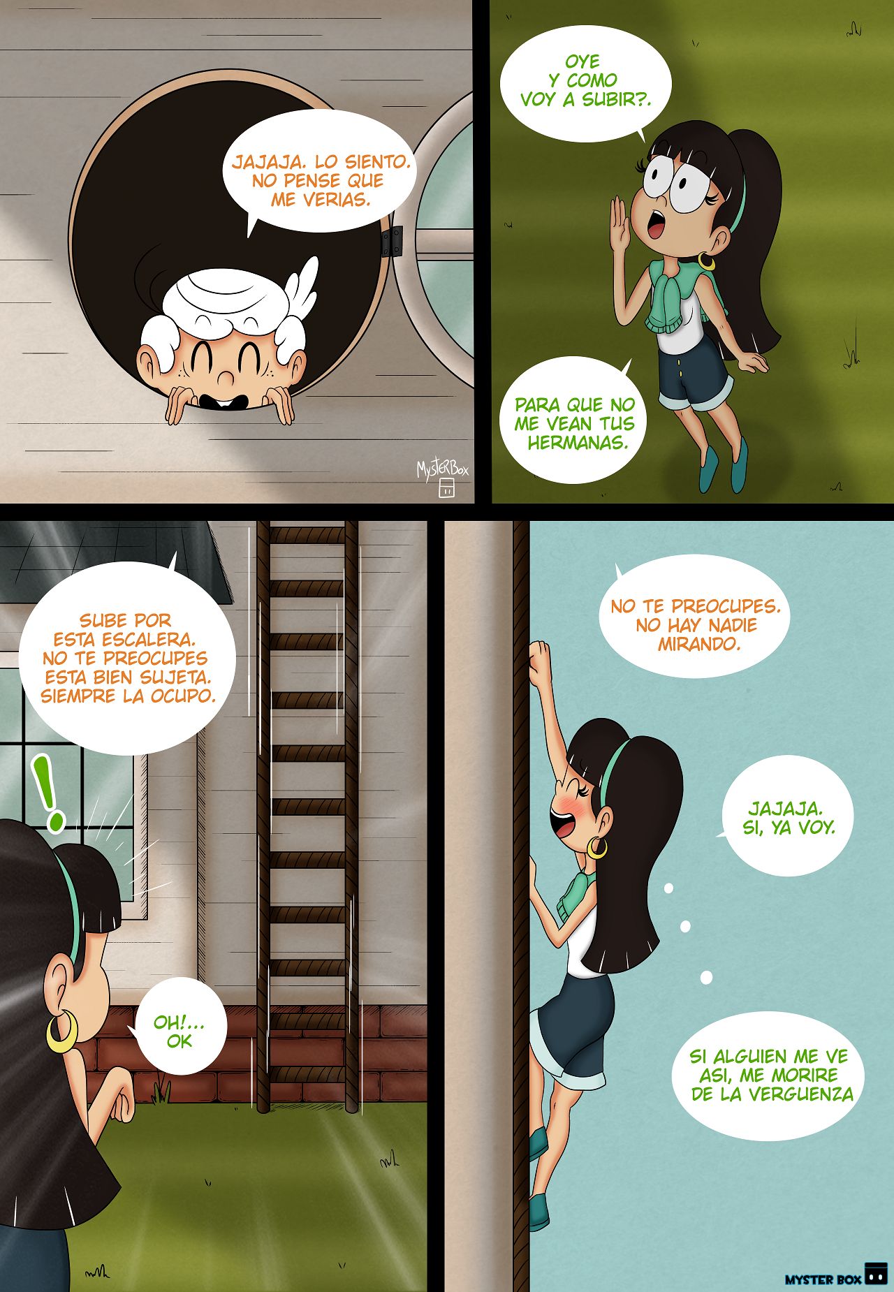 Mi Vecino Lincoln Loud XXX Comic porno