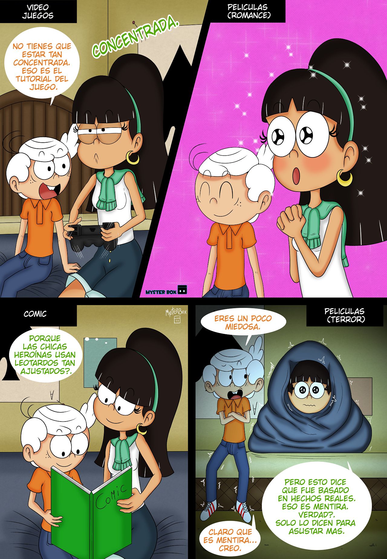 Mi Vecino Lincoln Loud XXX Comic porno