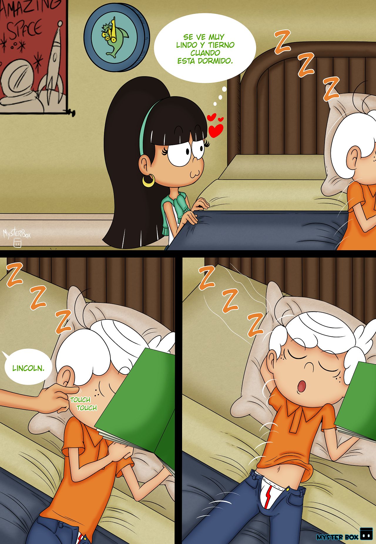 Mi Vecino Lincoln Loud XXX Comic porno