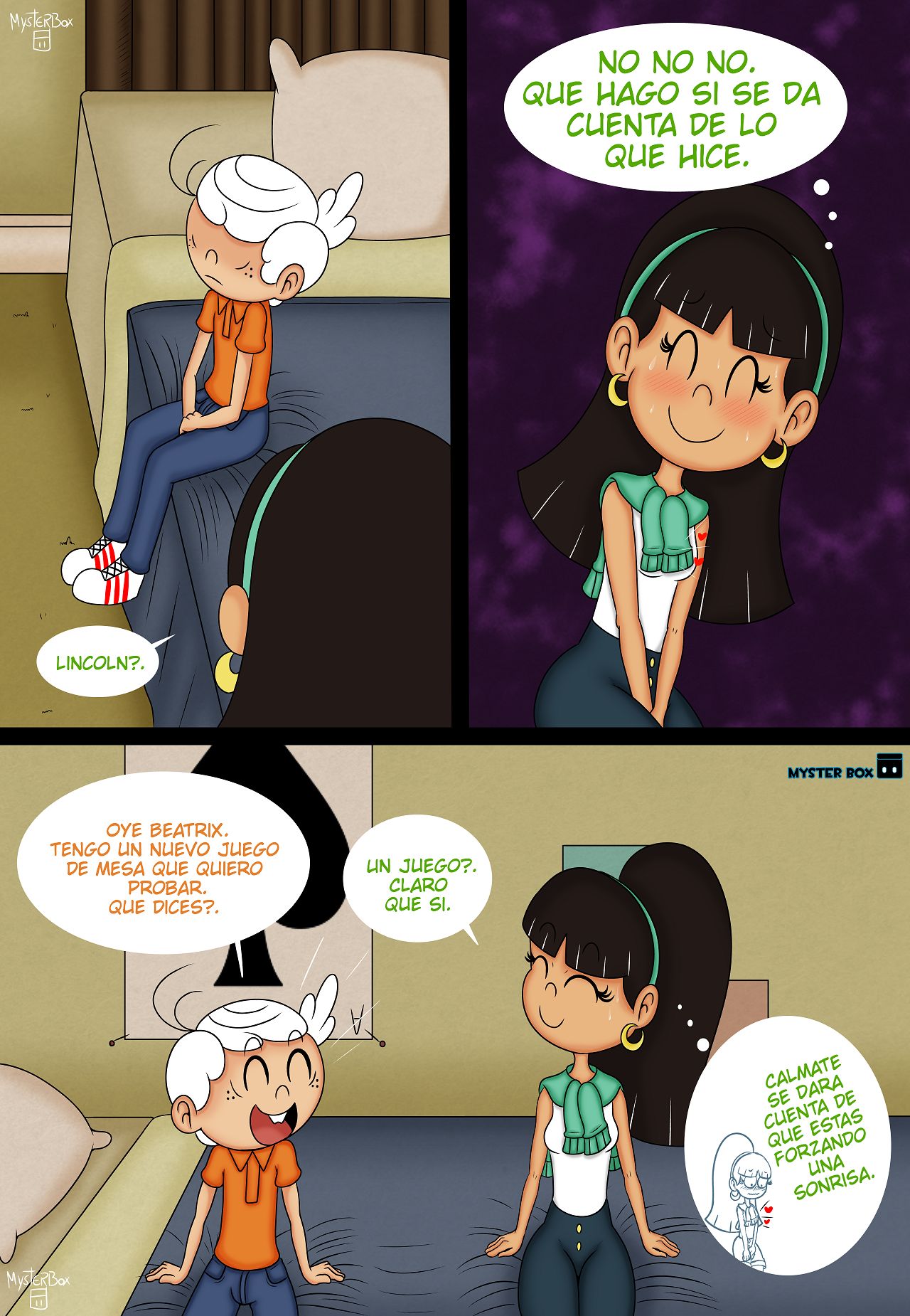 Mi Vecino Lincoln Loud XXX Comic porno