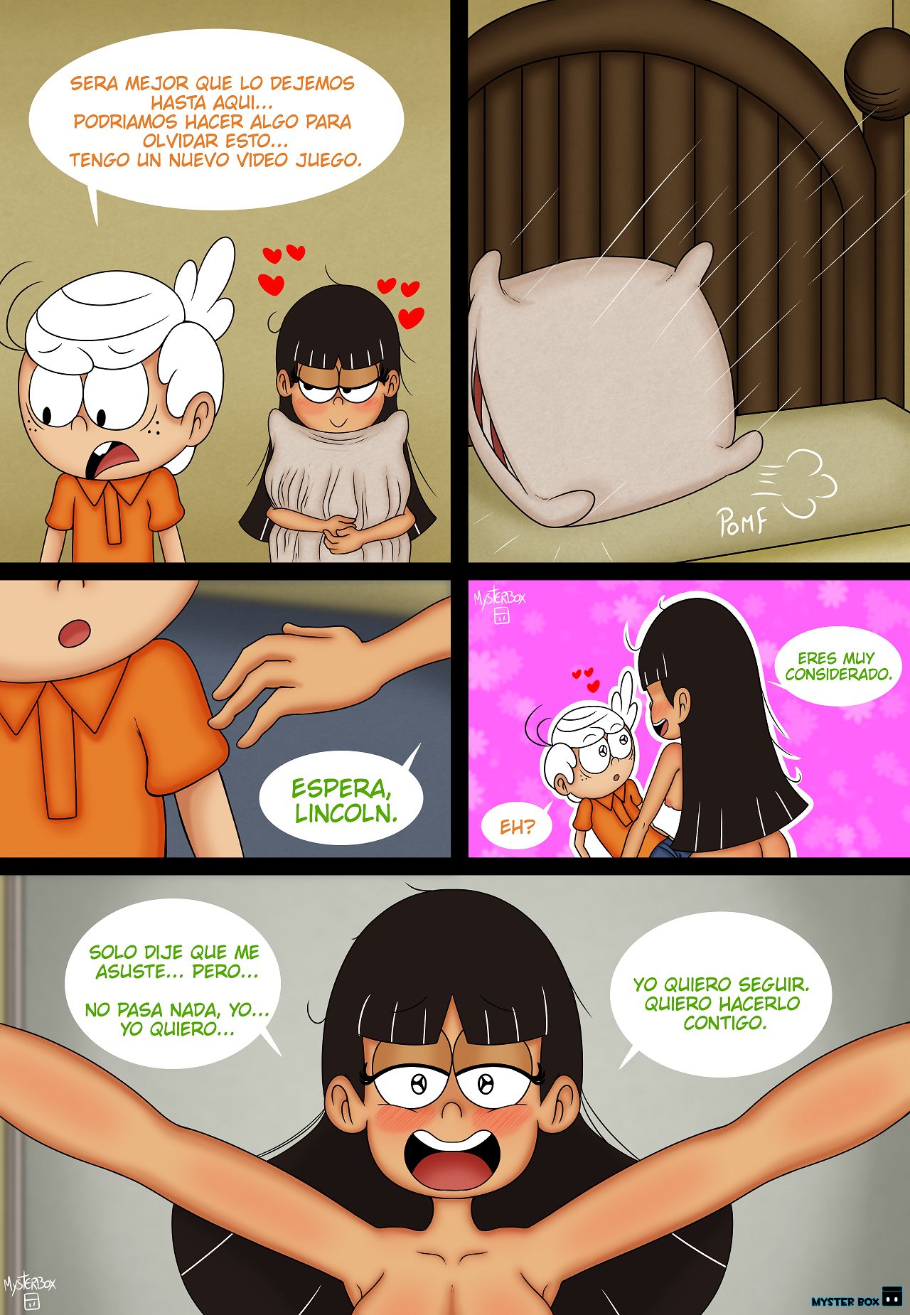 Mi Vecino Lincoln Loud XXX Comic porno