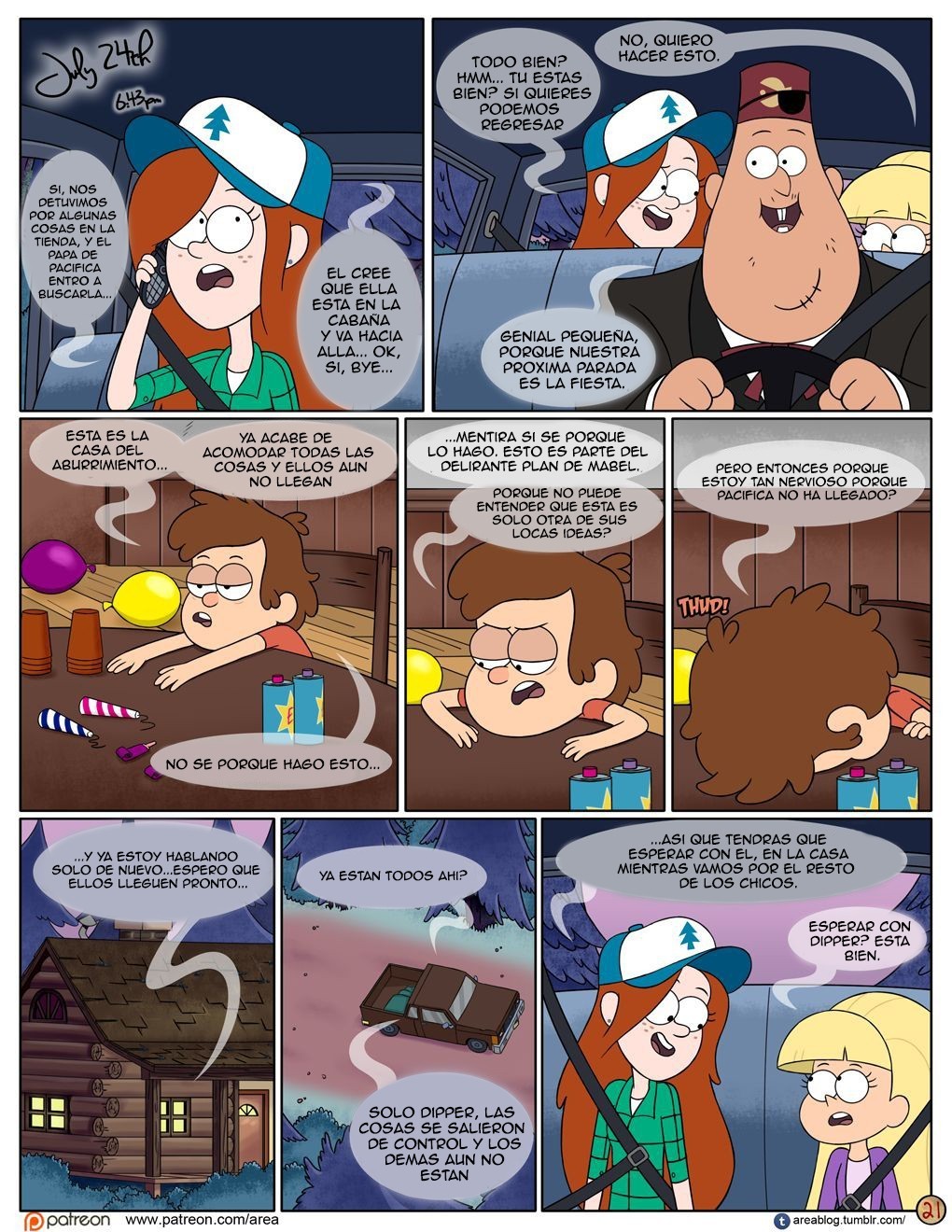 Next Summer – Gravity Falls Comic porno