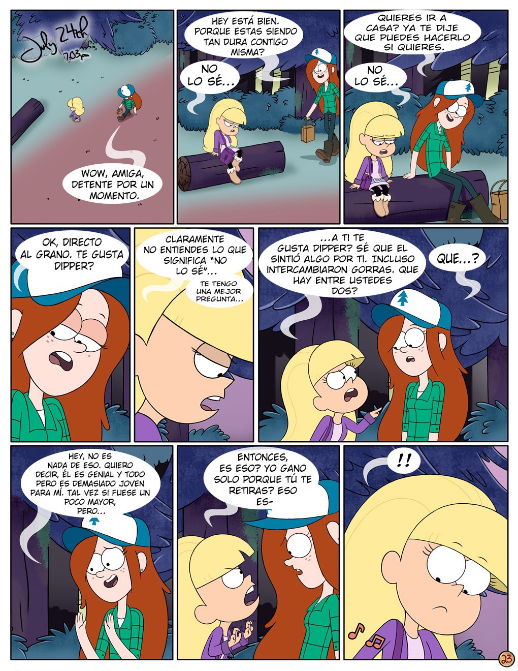 Next Summer – Gravity Falls Comic porno