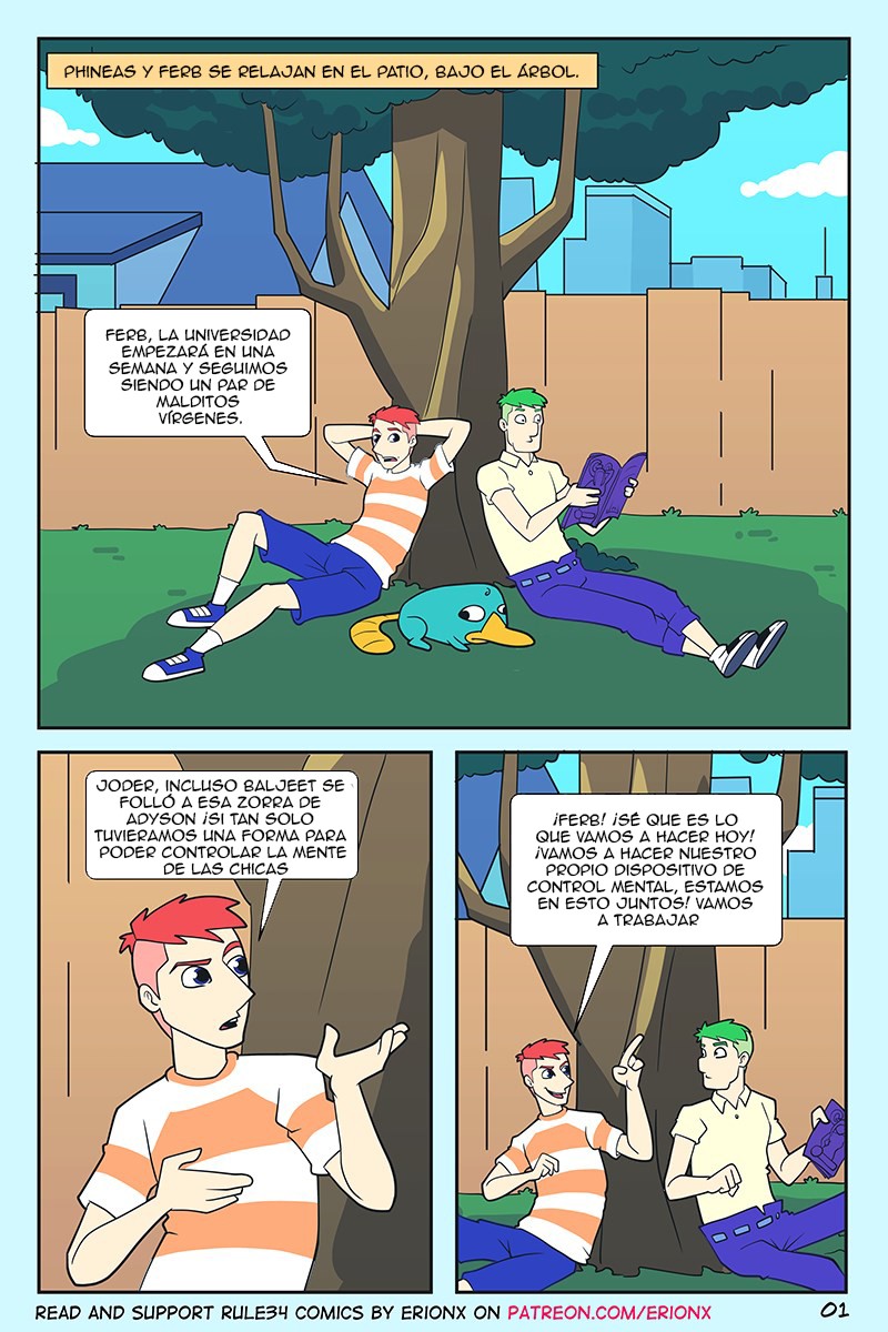 Pervy Fellas Comic porno