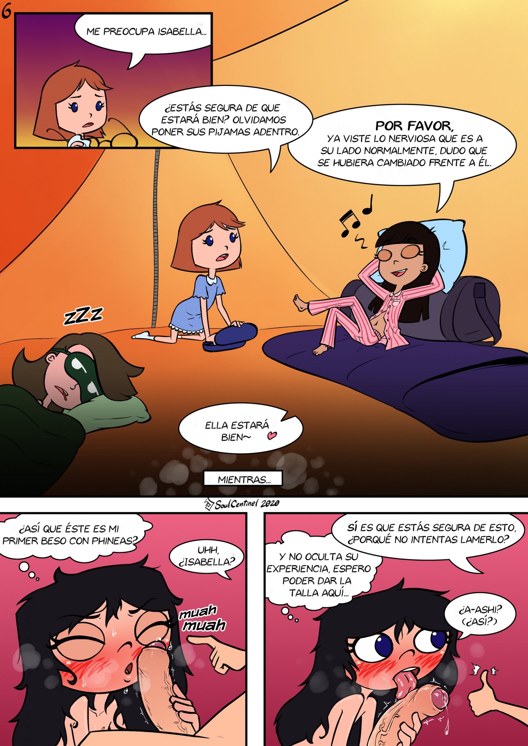 Pitching Tents Comic porno