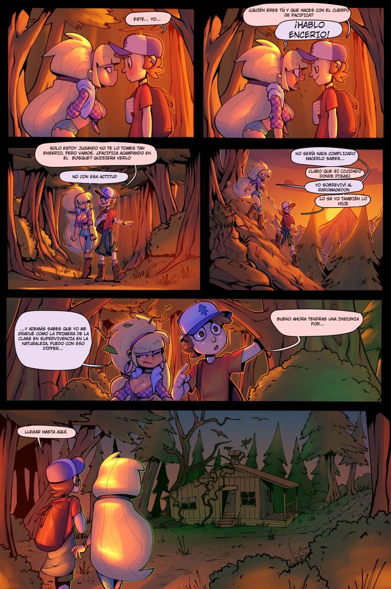 Primera Vez Poseidos Comic porno