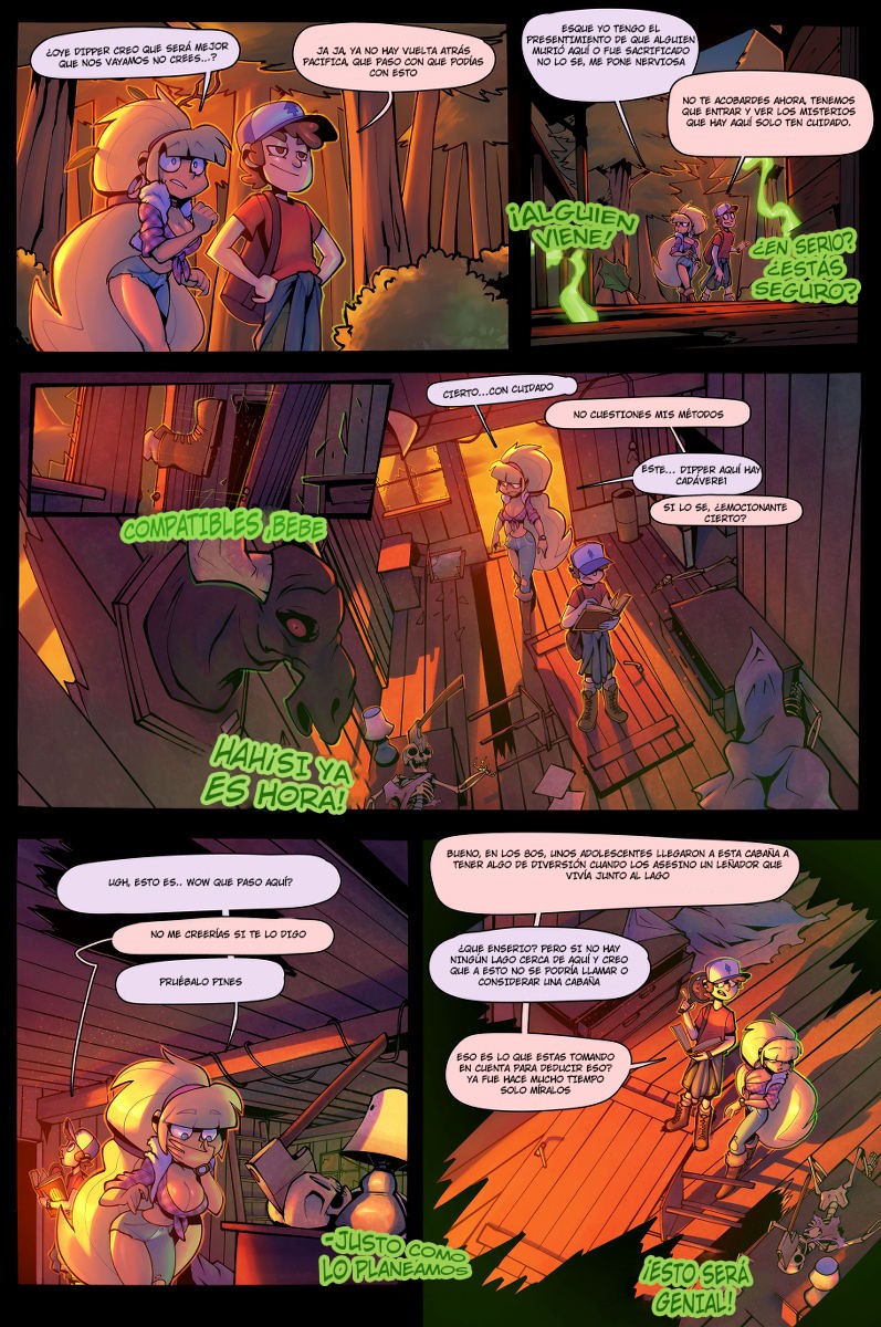 Primera Vez Poseidos Comic porno