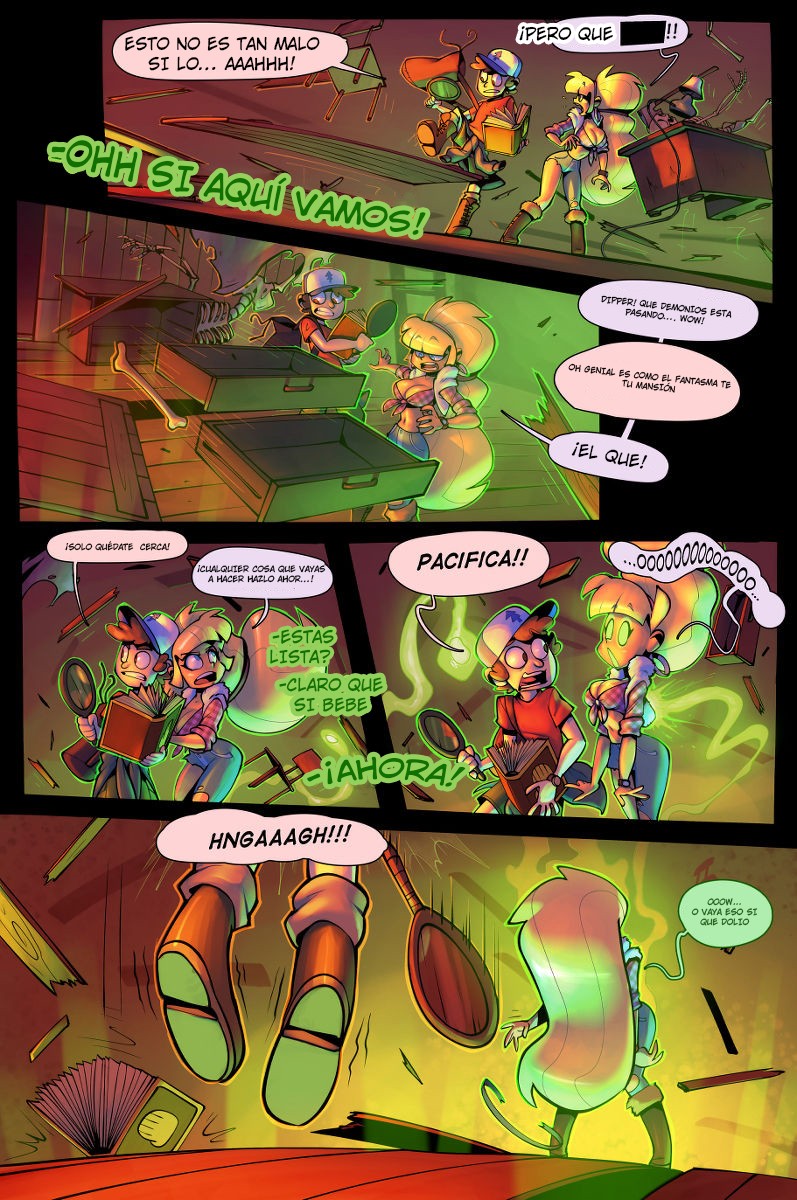 Primera Vez Poseidos Comic porno