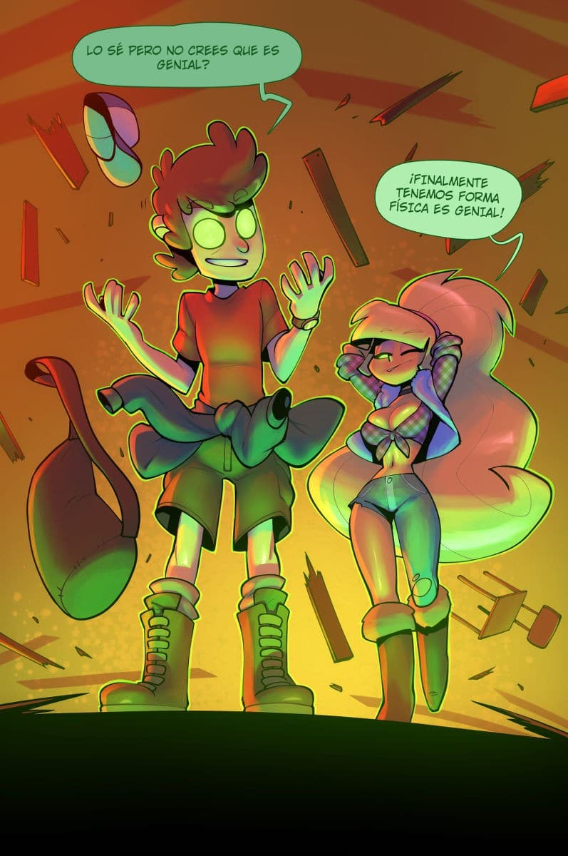 Primera Vez Poseidos Comic porno