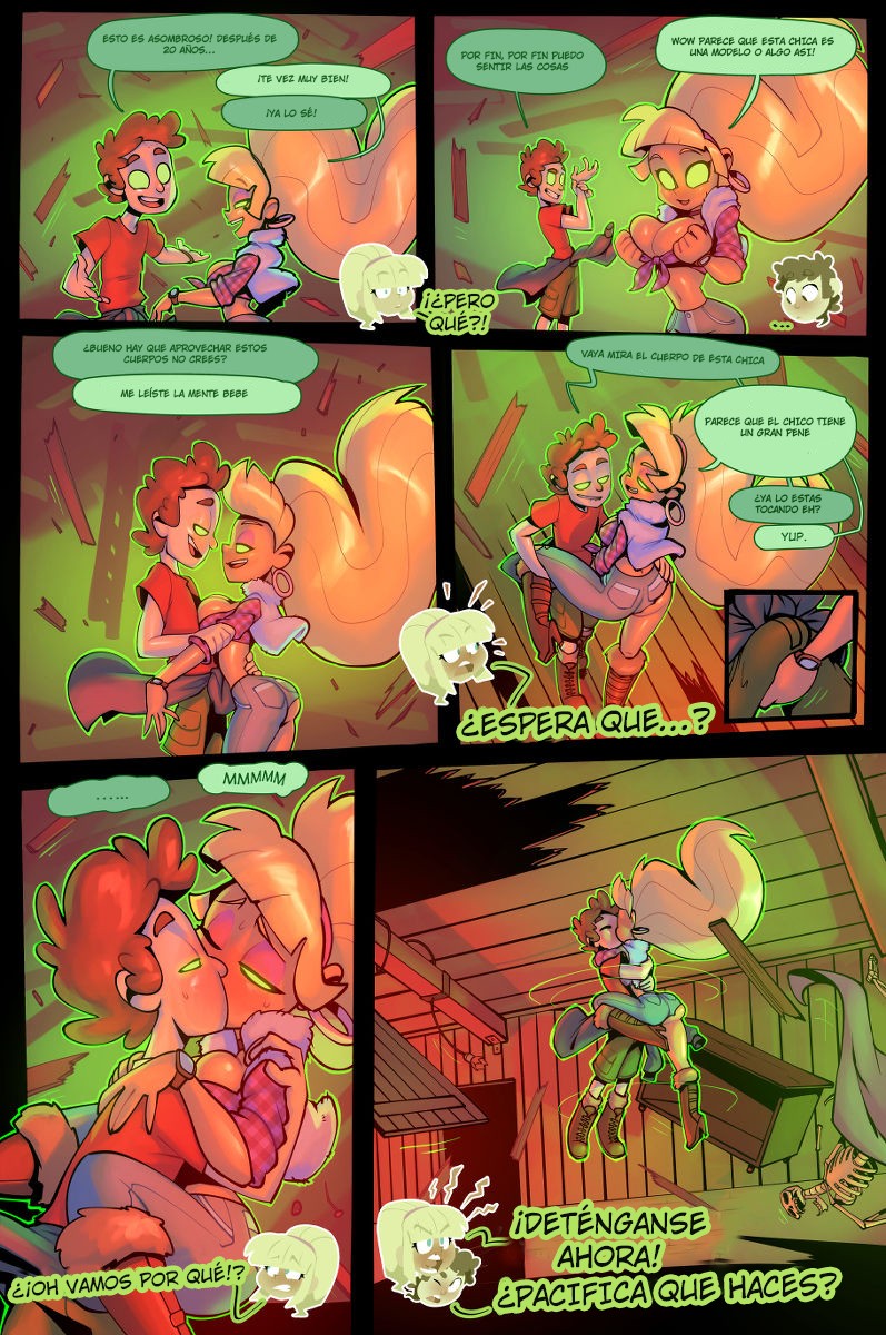 Primera Vez Poseidos Comic porno