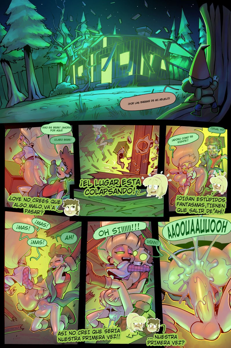 Primera Vez Poseidos Comic porno