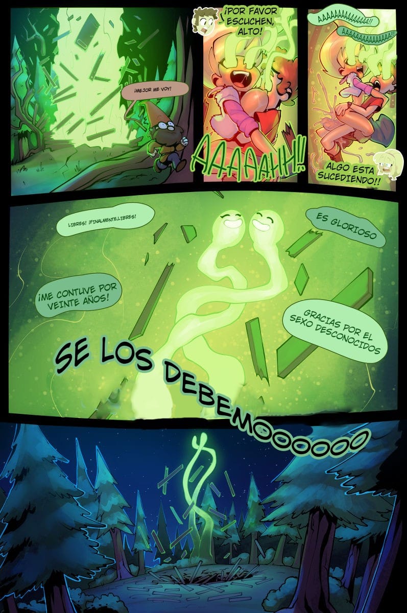 Primera Vez Poseidos Comic porno