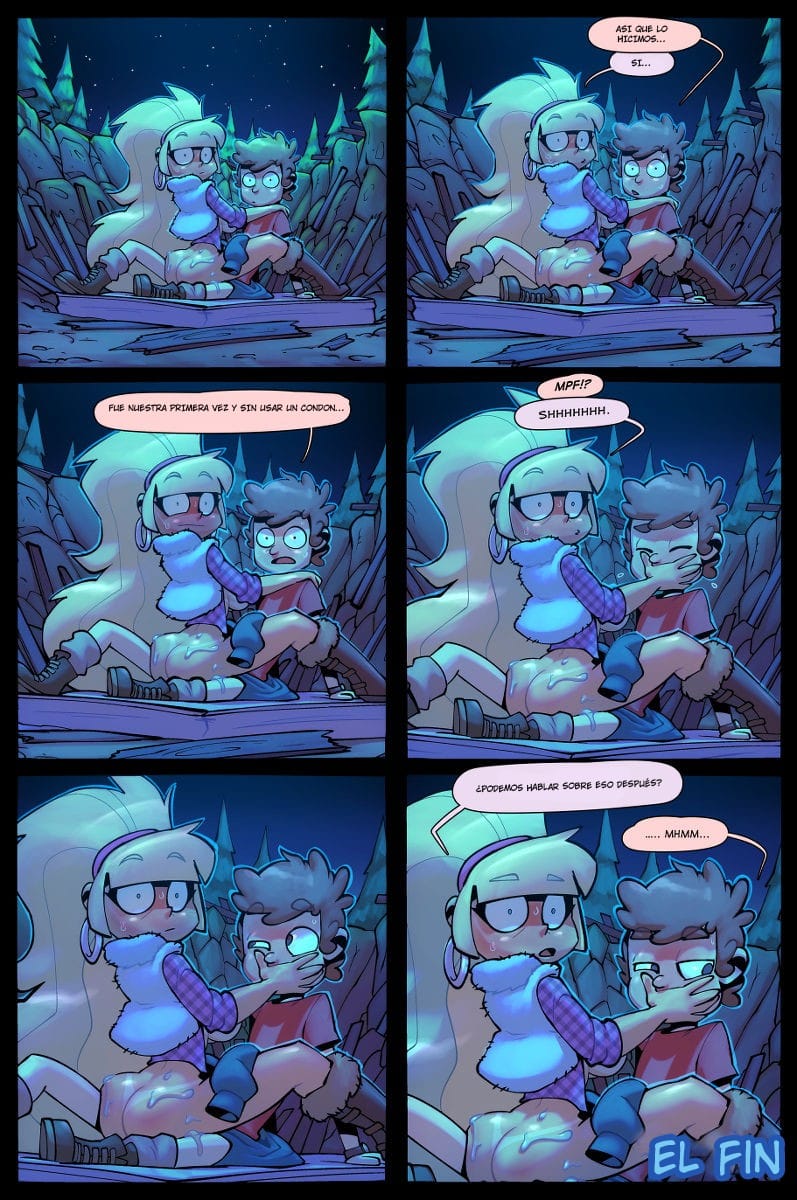 Primera Vez Poseidos Comic porno