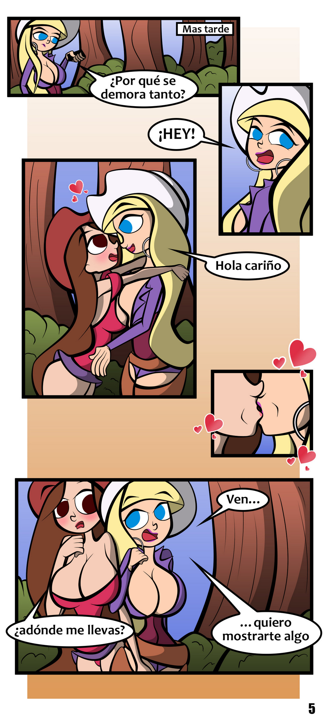 Rodeo en Gravity Falls Comic porno