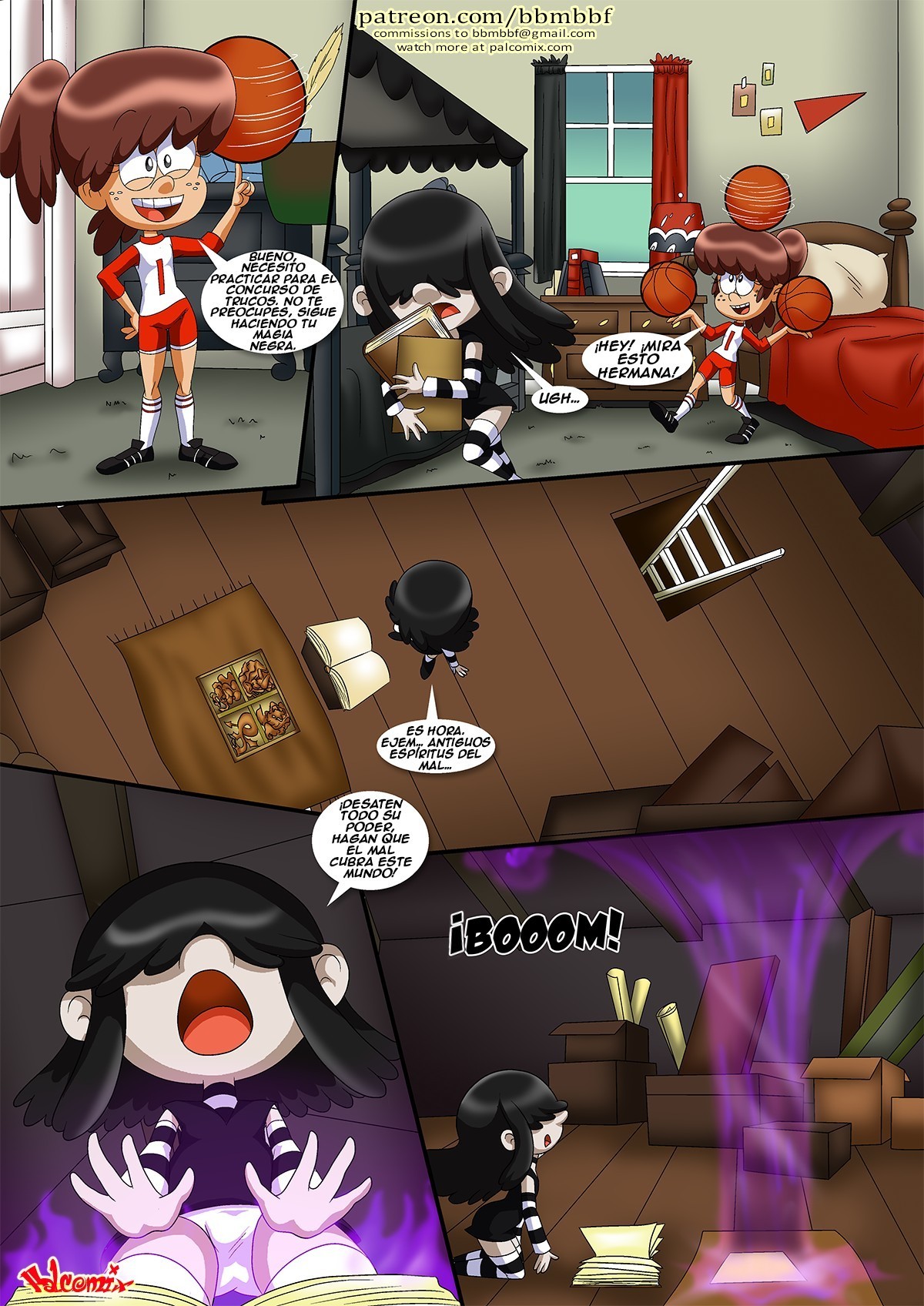 Seis Hermanas y un Portal Comic porno