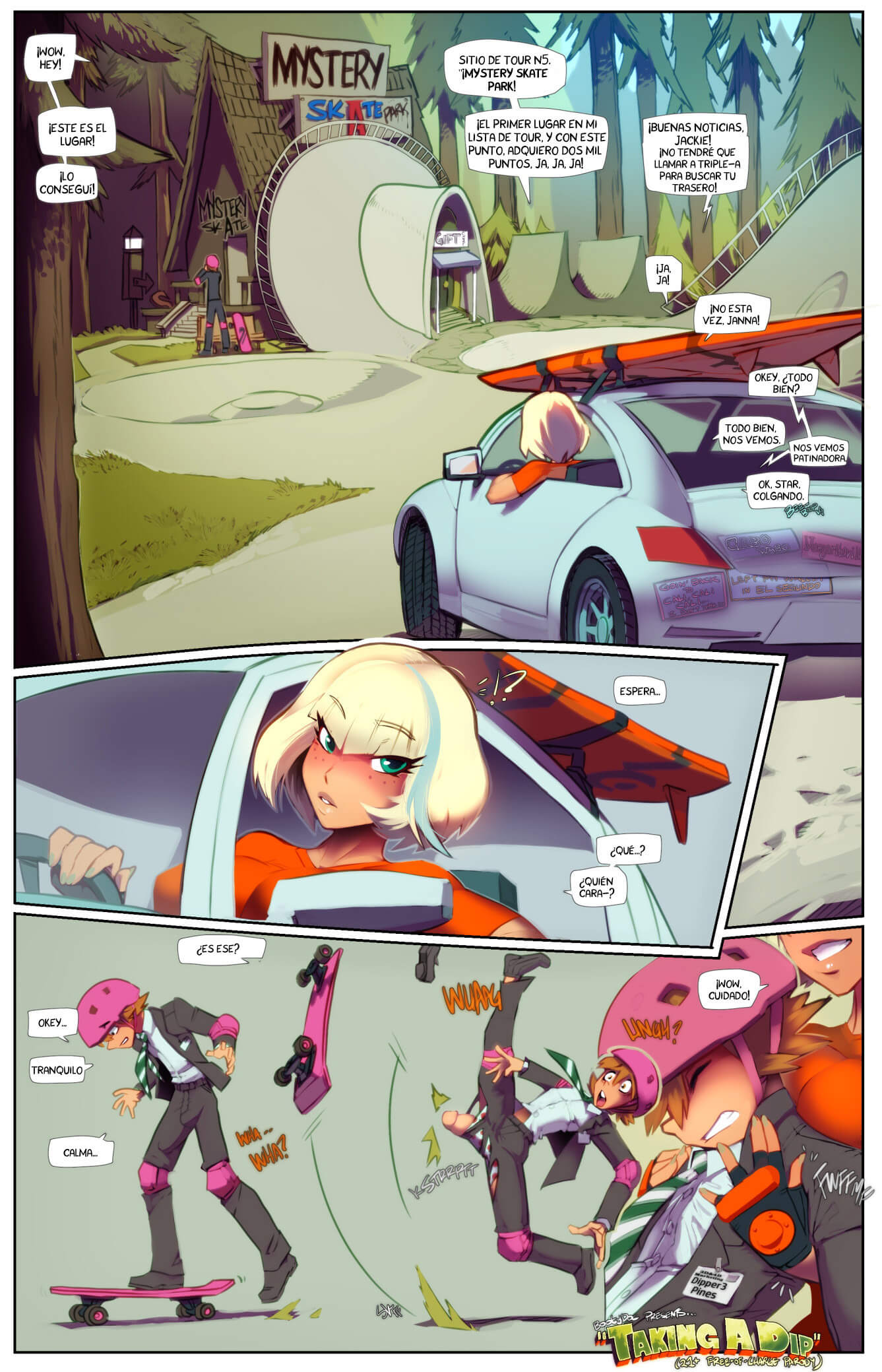 Gravity Falls - Taking a Dip Comic porno