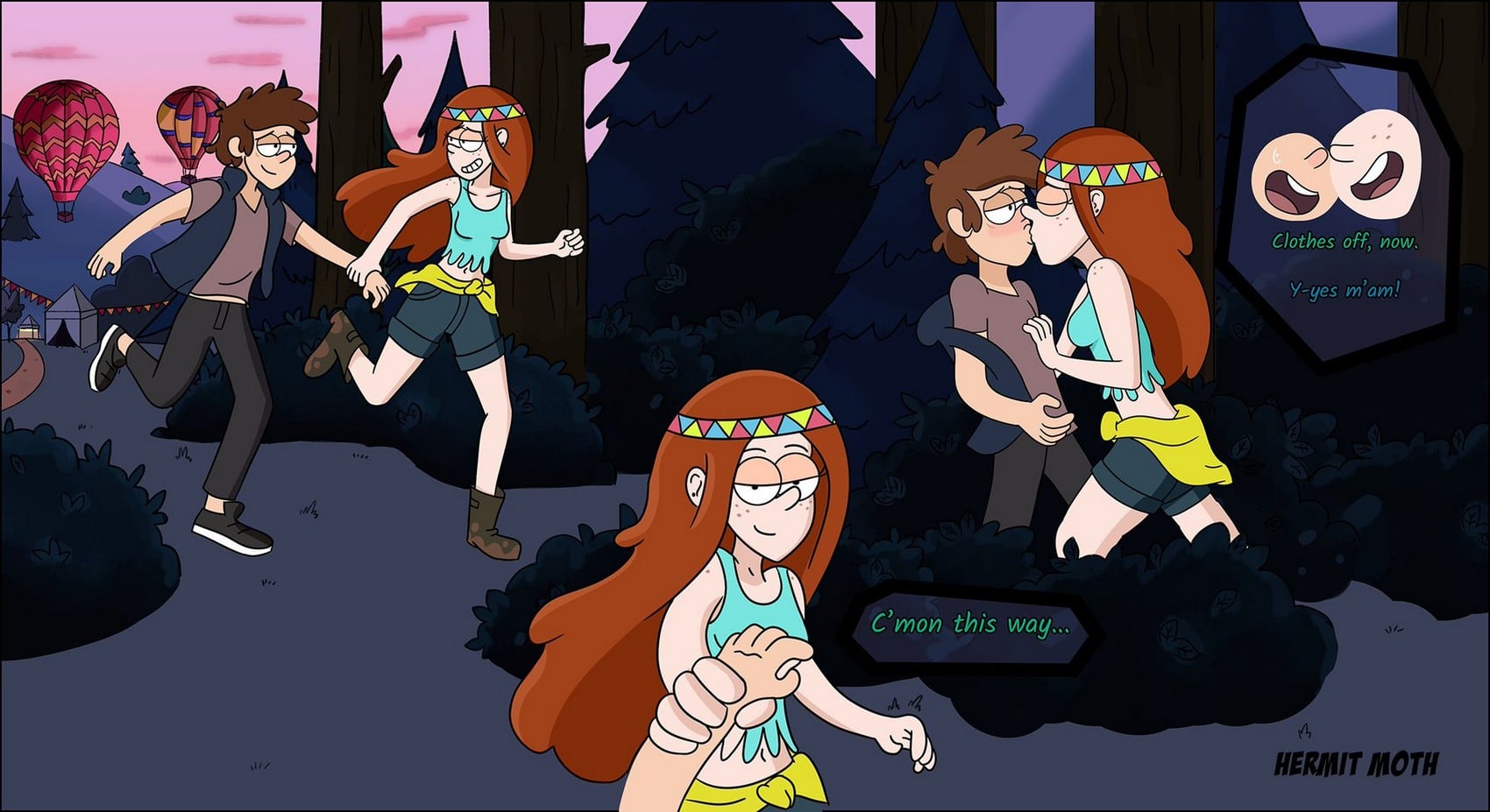 The Lost Episodes – Gravity Falls XXX Comic porno
