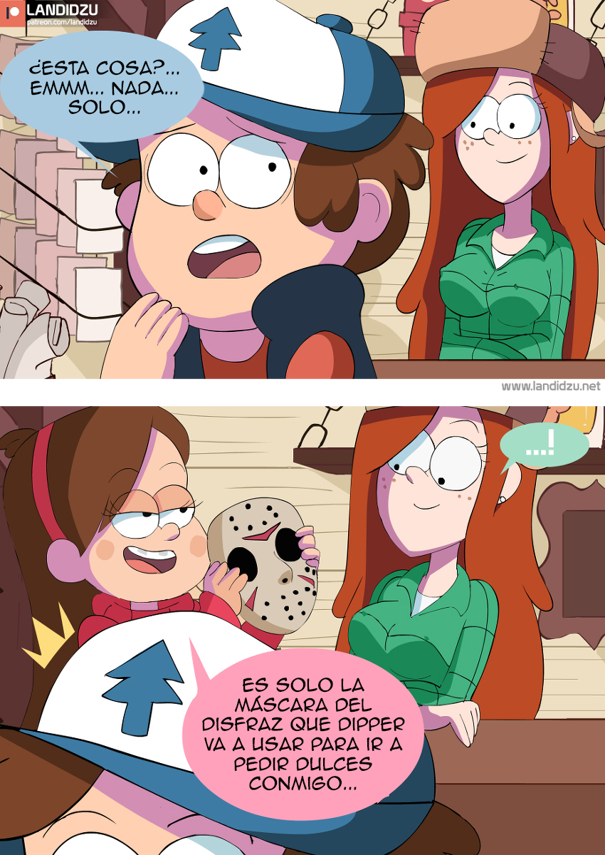 Gravity Falls - Trick or Treat Comic porno