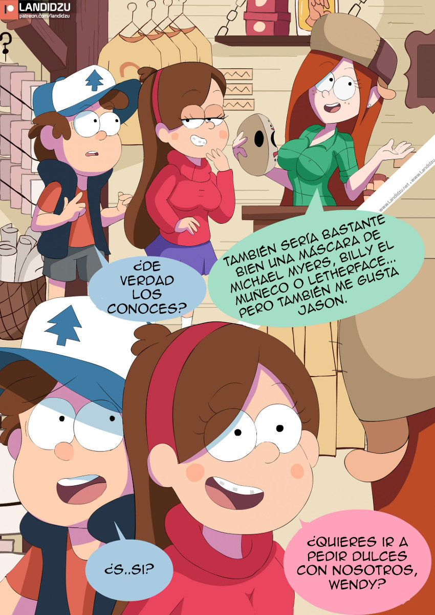 Gravity Falls - Trick or Treat Comic porno