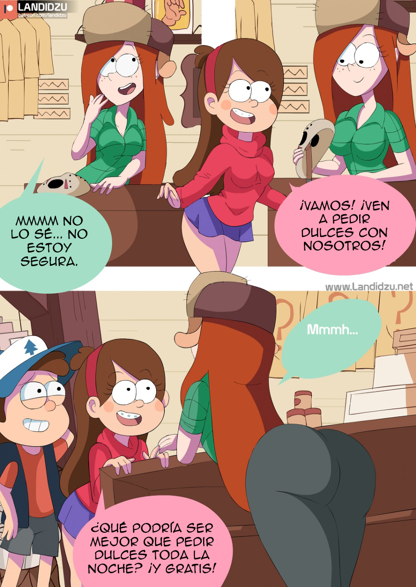 Gravity Falls - Trick or Treat Comic porno