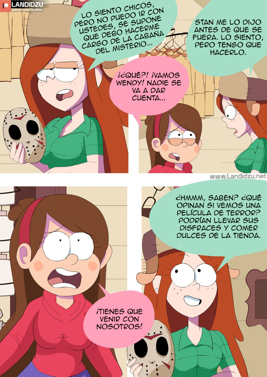 Gravity Falls - Trick or Treat Comic porno