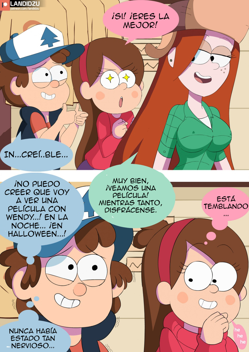Gravity Falls - Trick or Treat Comic porno