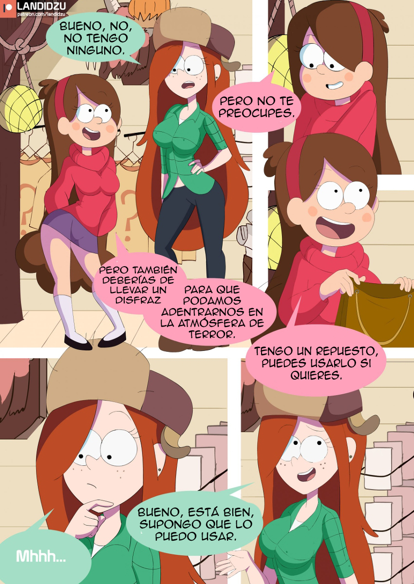 Gravity Falls - Trick or Treat Comic porno