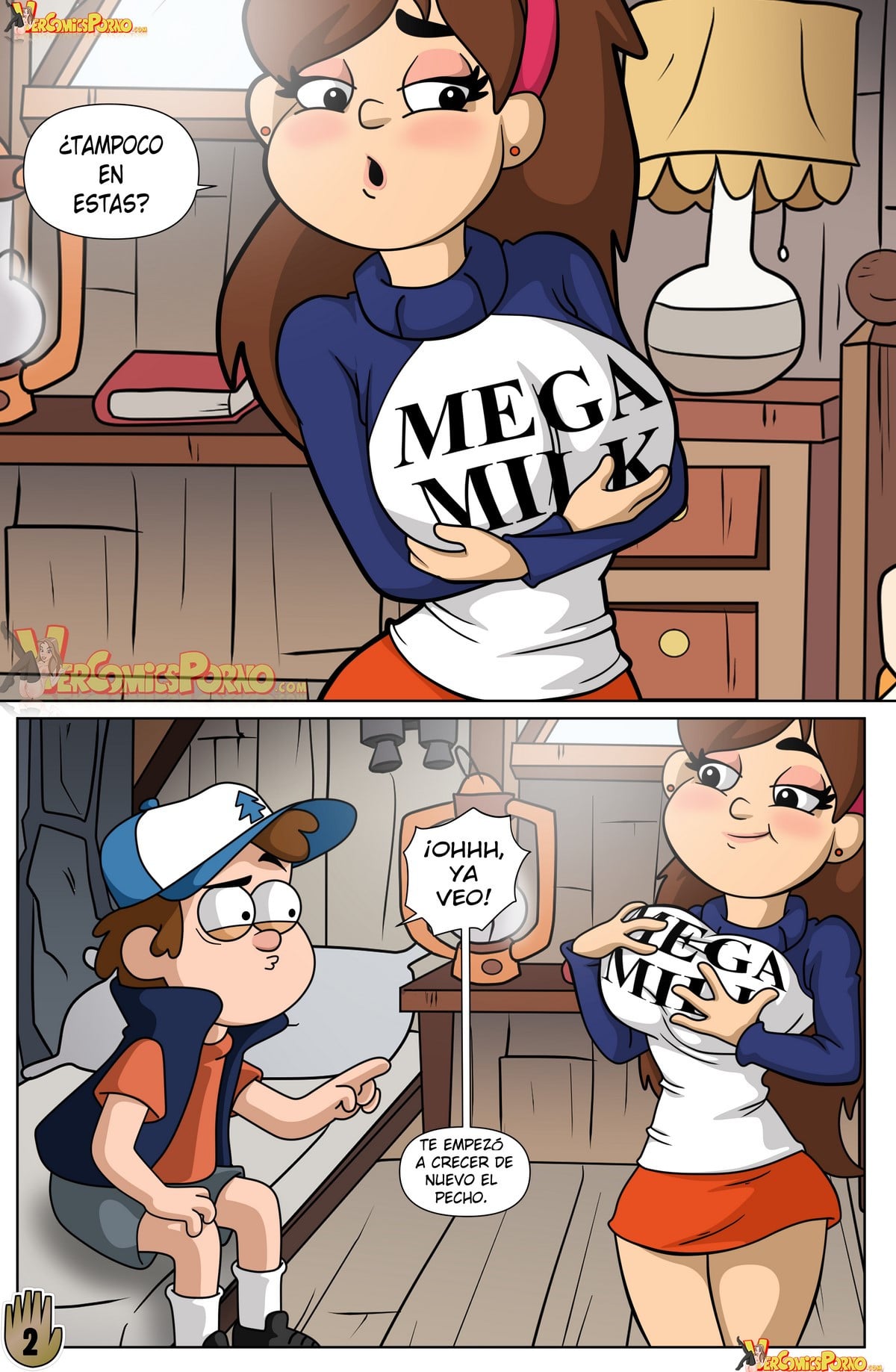Un Verano de Placer 4 – Gravity Falls Comic porno