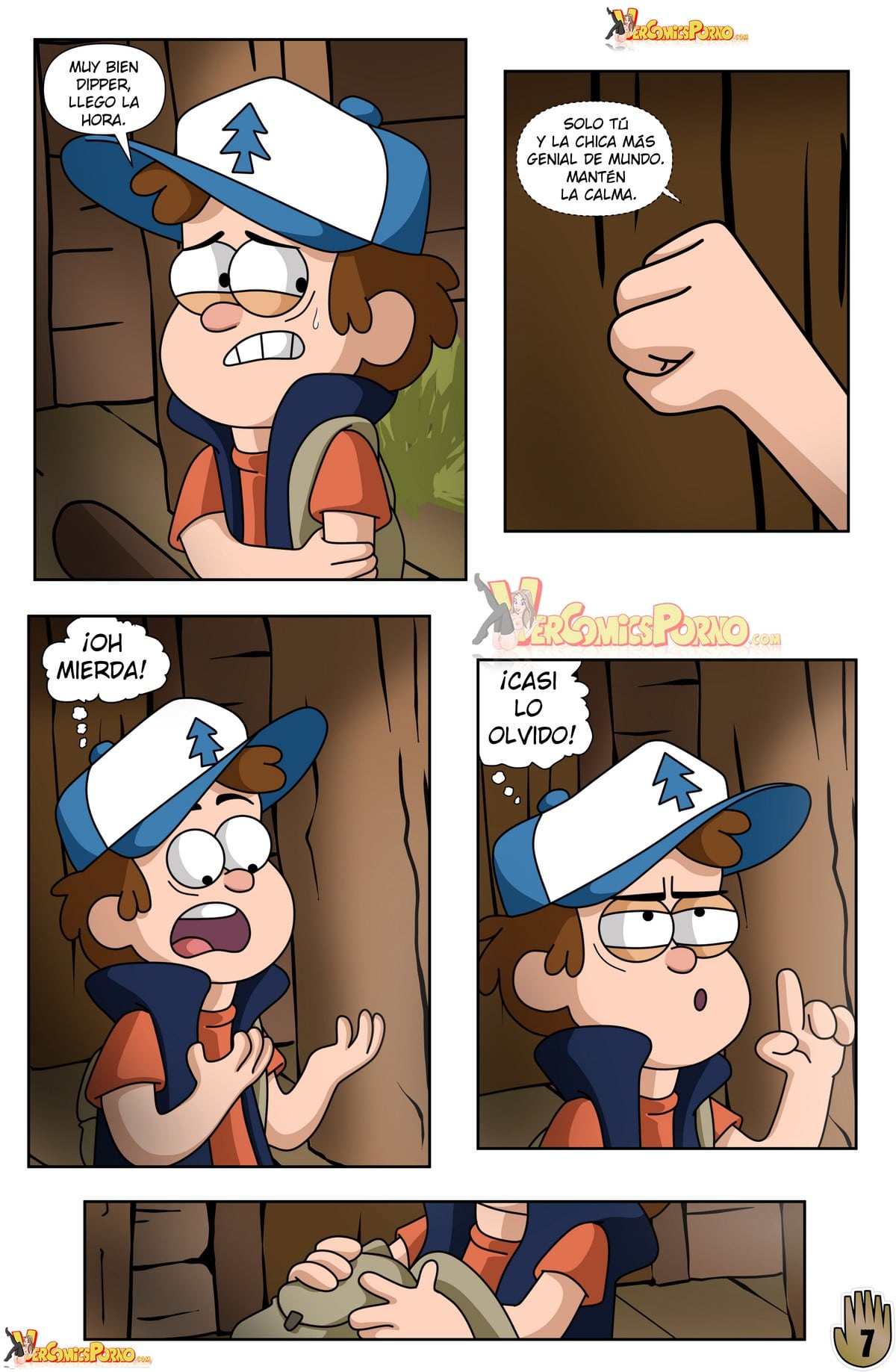 Un Verano de Placer 4 – Gravity Falls Comic porno