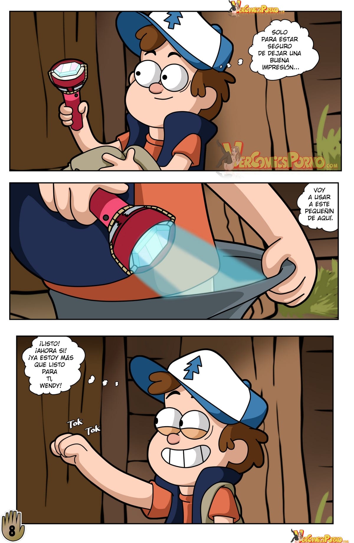 Un Verano de Placer 4 – Gravity Falls Comic porno