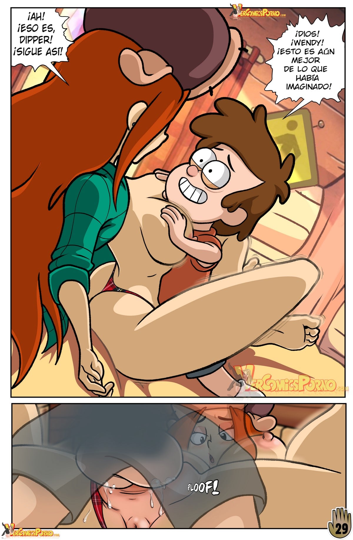 Un Verano de Placer 4 – Gravity Falls Comic porno