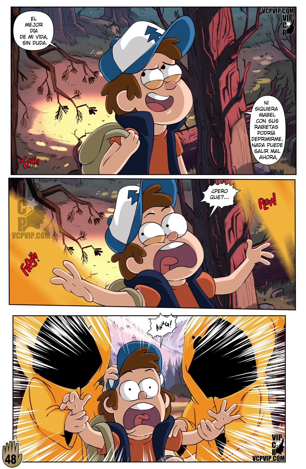 Un Verano de Placer 4 – Gravity Falls Comic porno