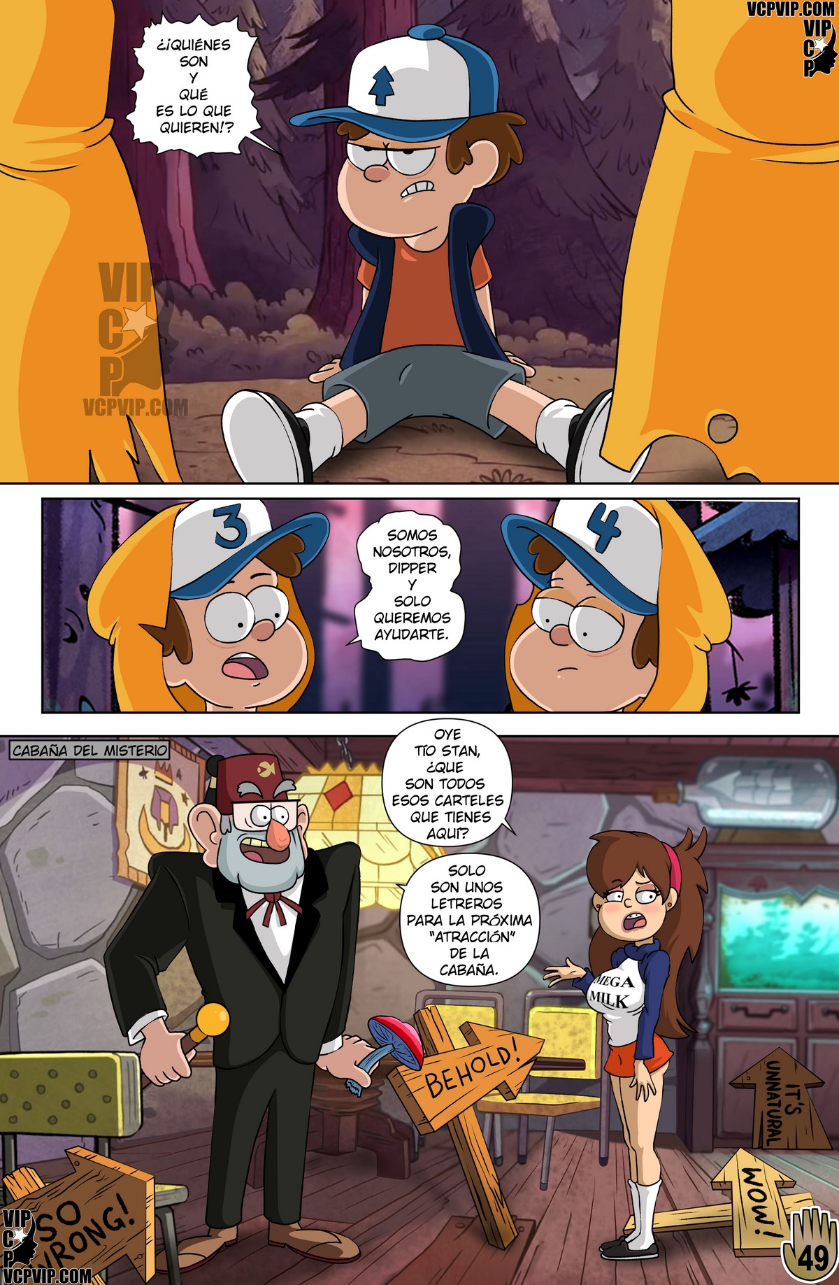 Un Verano de Placer 4 – Gravity Falls Comic porno