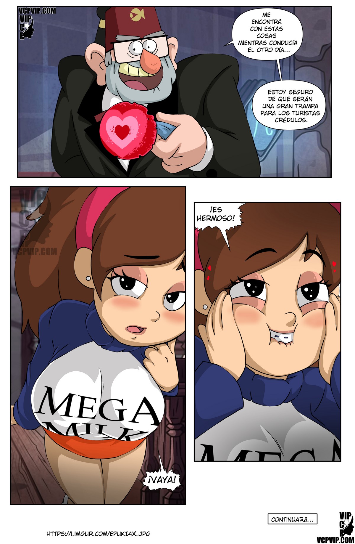 Un Verano de Placer 4 – Gravity Falls Comic porno
