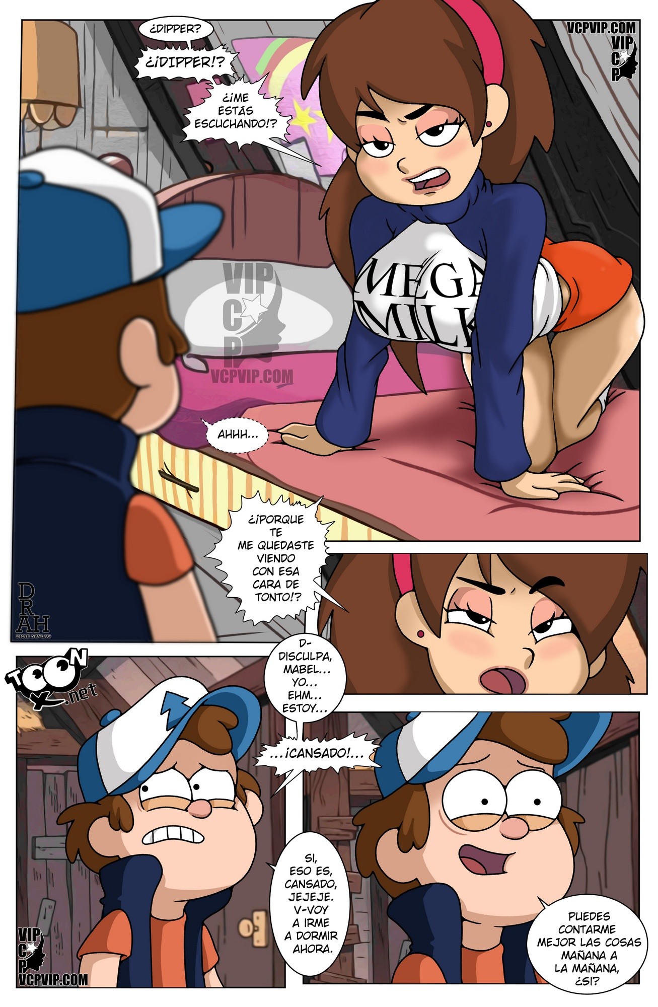 Un Verano de Placer 5 – Gravity Falls Comic porno