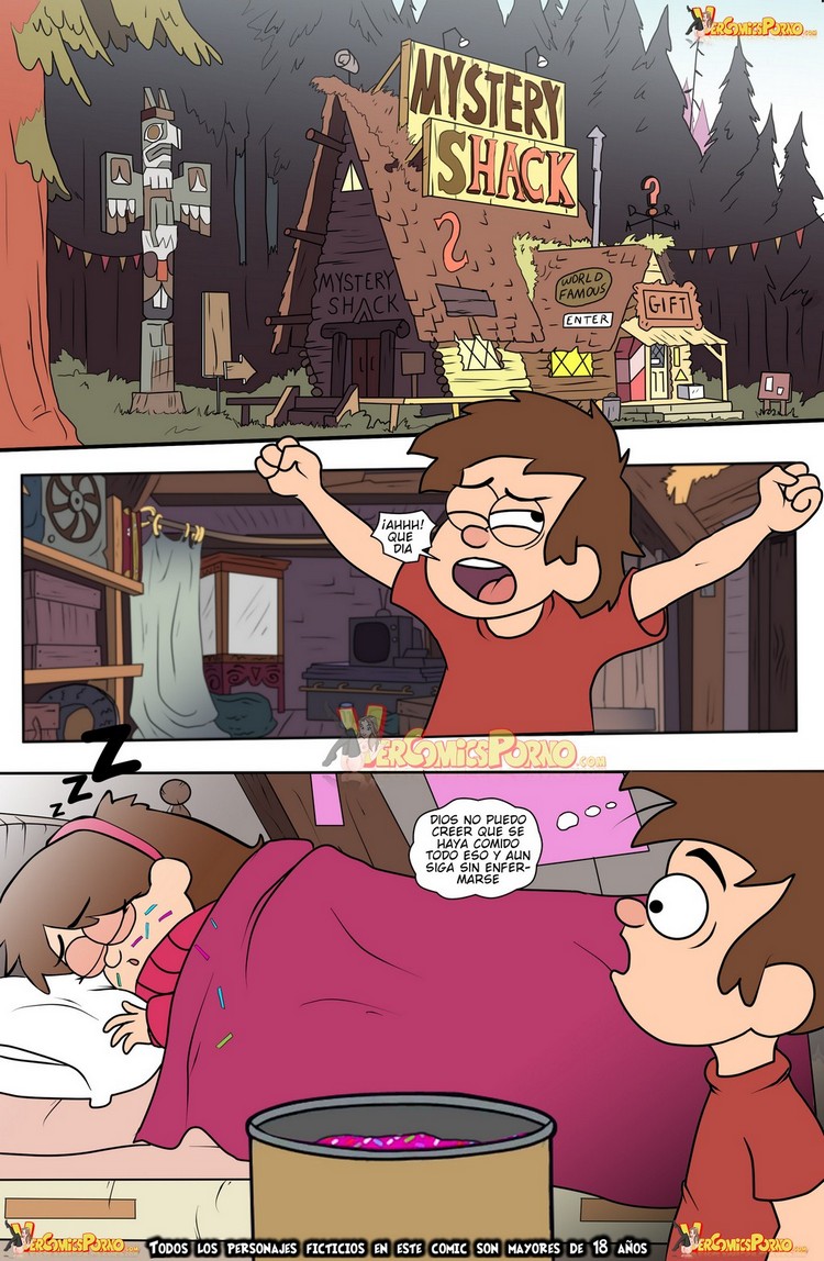 Un Verano de Placer 2 – Gravity Falls Comic porno