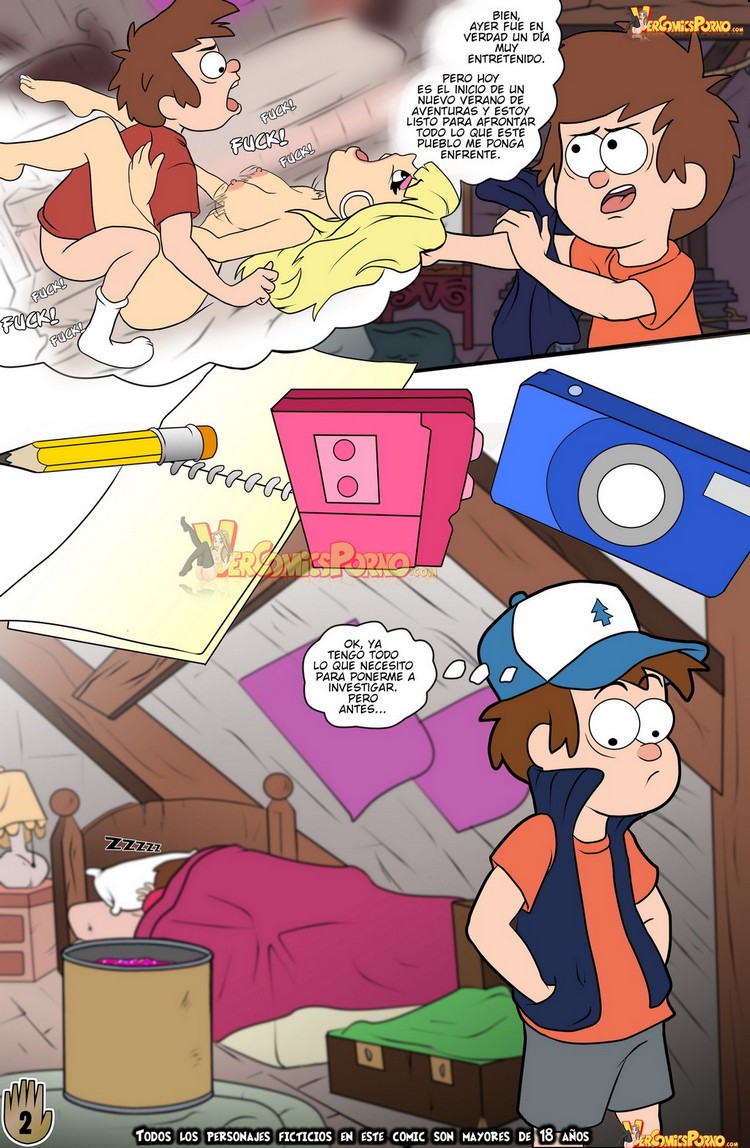 Un Verano de Placer 2 – Gravity Falls Comic porno