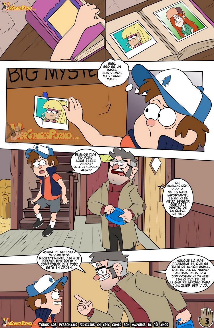Un Verano de Placer 2 – Gravity Falls Comic porno