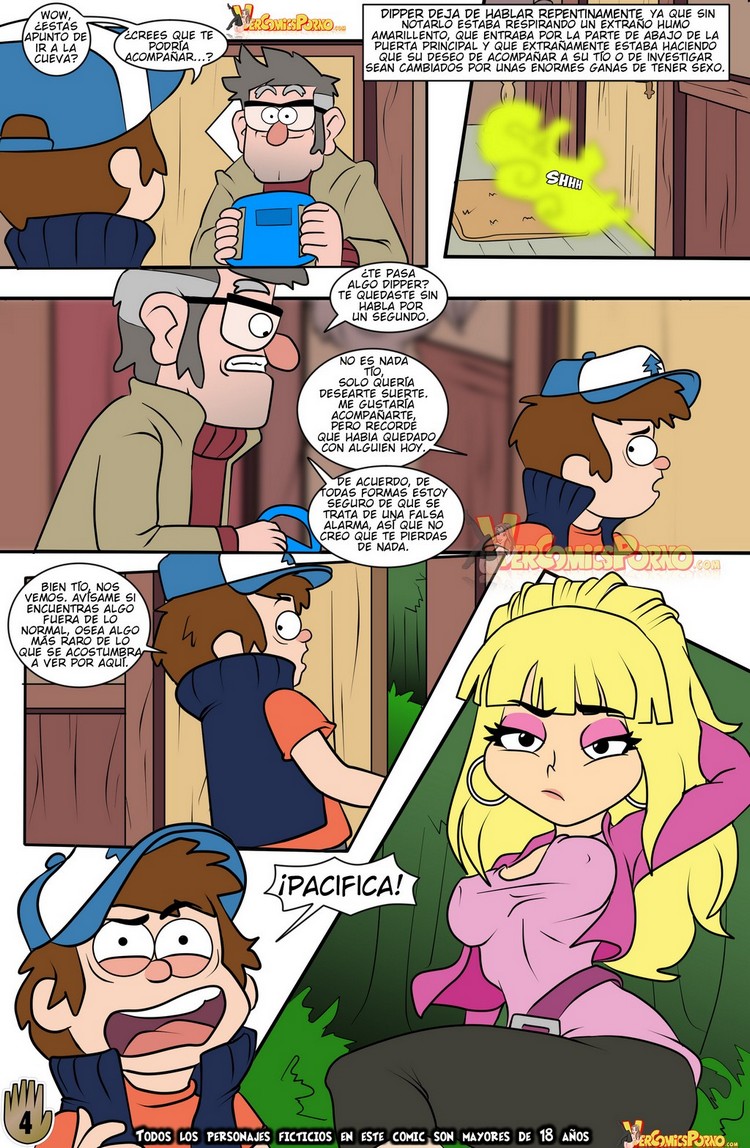 Un Verano de Placer 2 – Gravity Falls Comic porno