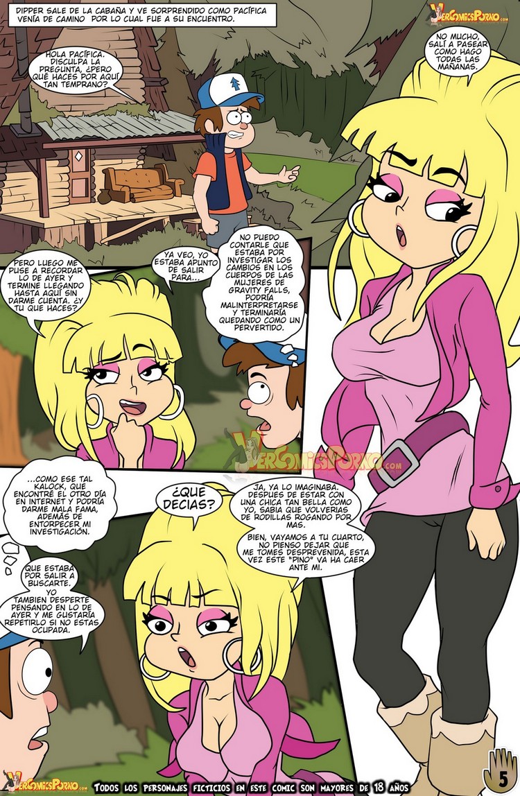 Un Verano de Placer 2 – Gravity Falls Comic porno