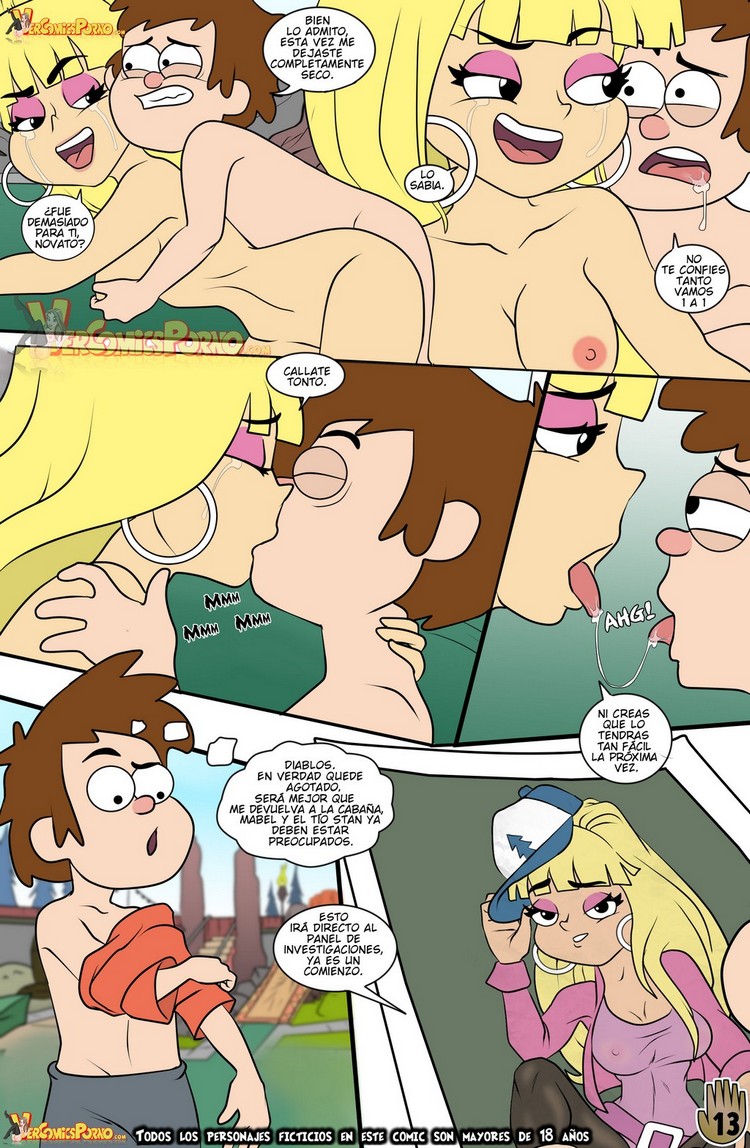 Un Verano de Placer 2 – Gravity Falls Comic porno