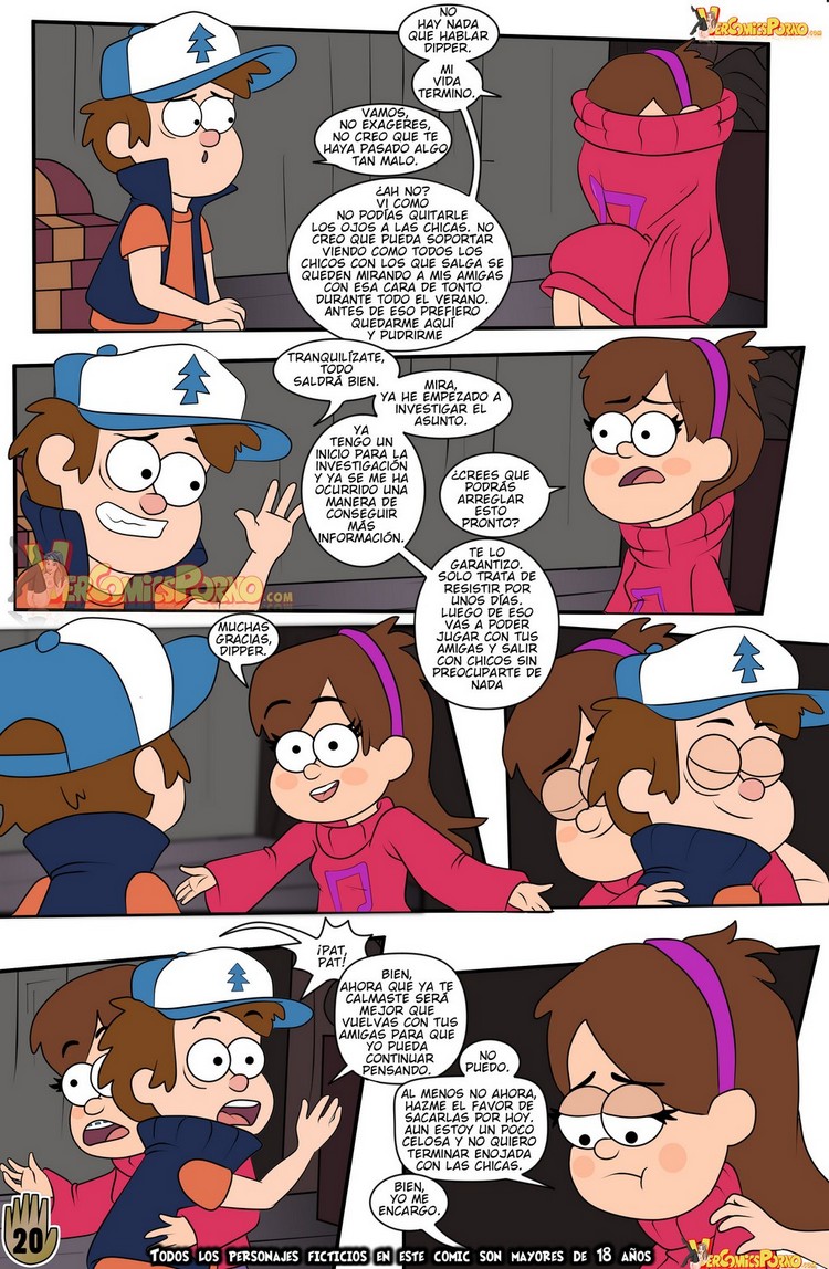 Un Verano de Placer 2 – Gravity Falls Comic porno