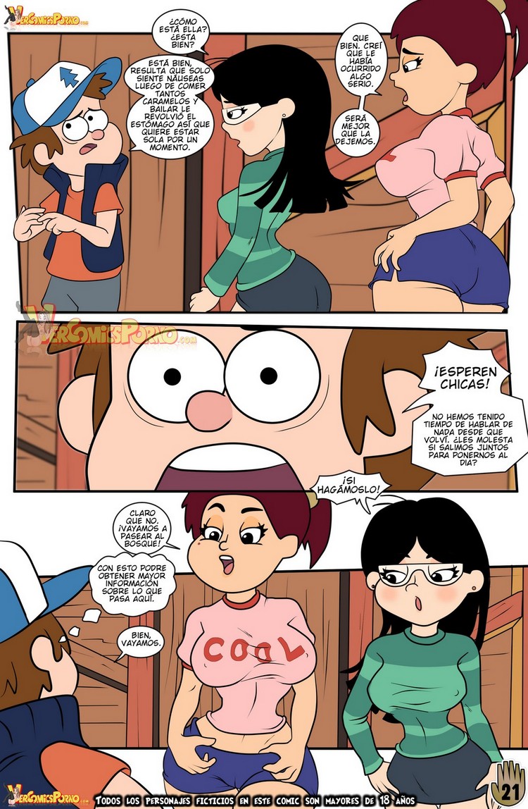 Un Verano de Placer 2 – Gravity Falls Comic porno