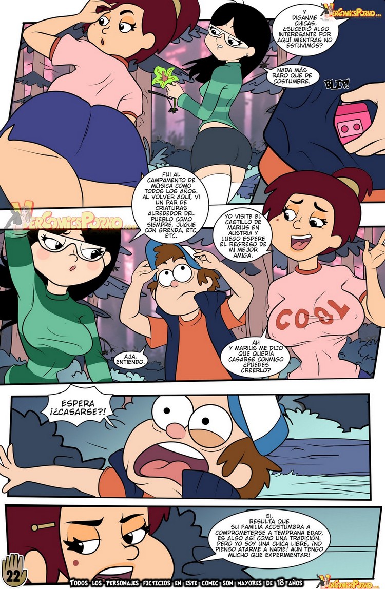 Un Verano de Placer 2 – Gravity Falls Comic porno