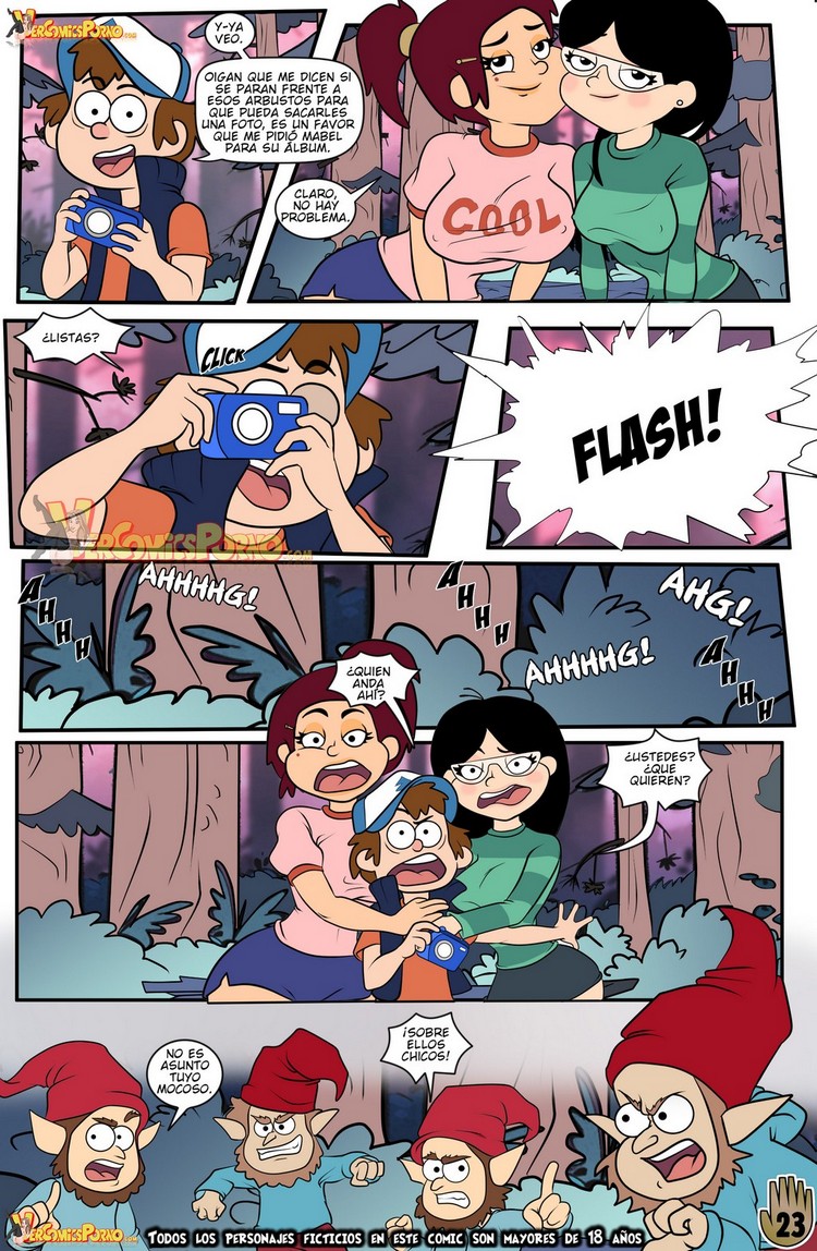 Un Verano de Placer 2 – Gravity Falls Comic porno